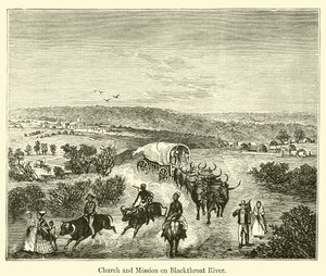 Church and Mission on Blackthroat River by E. Jennings